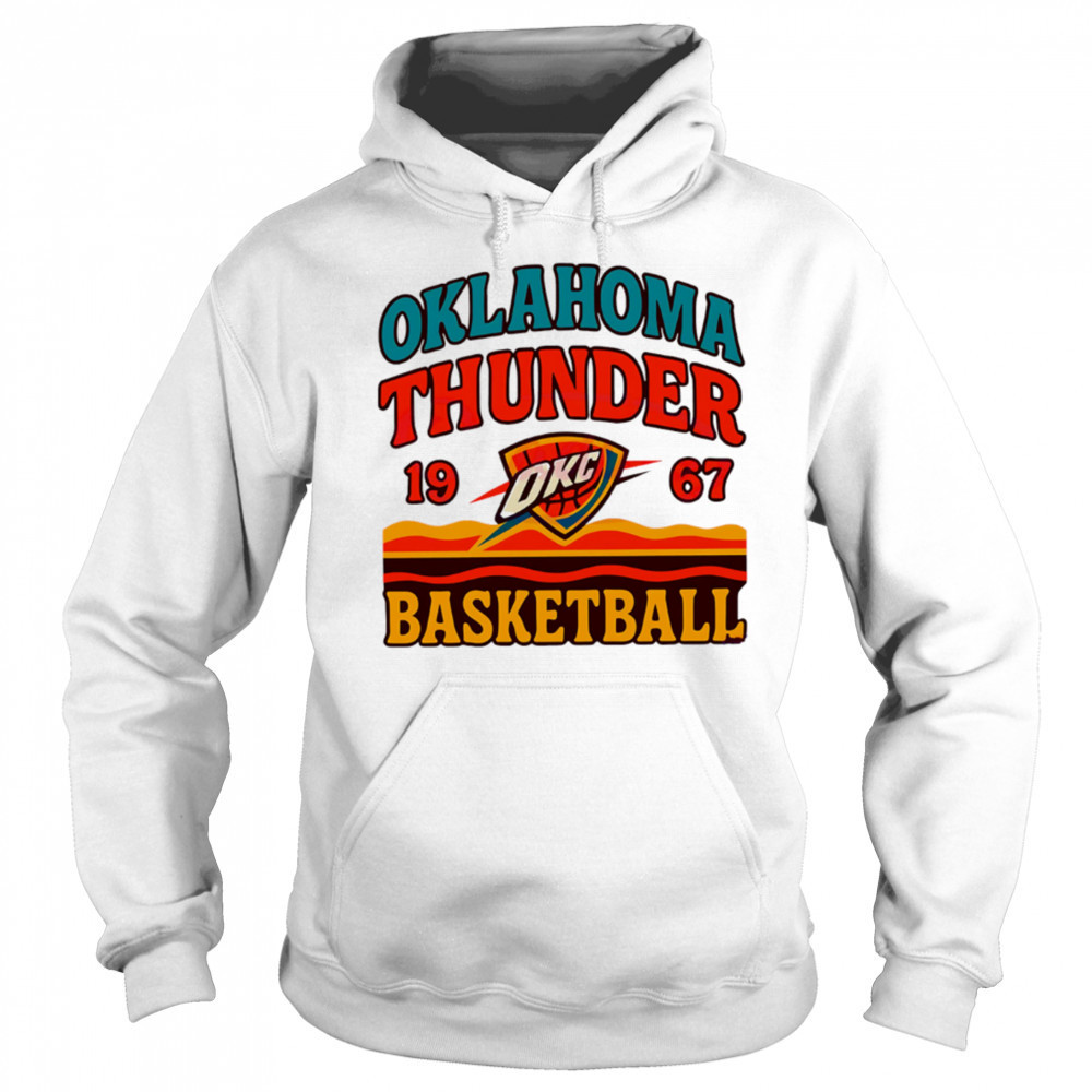 Oklahoma City Thunder Retro Basketball Vintage Game Day 1967 shirt Sweatshirt