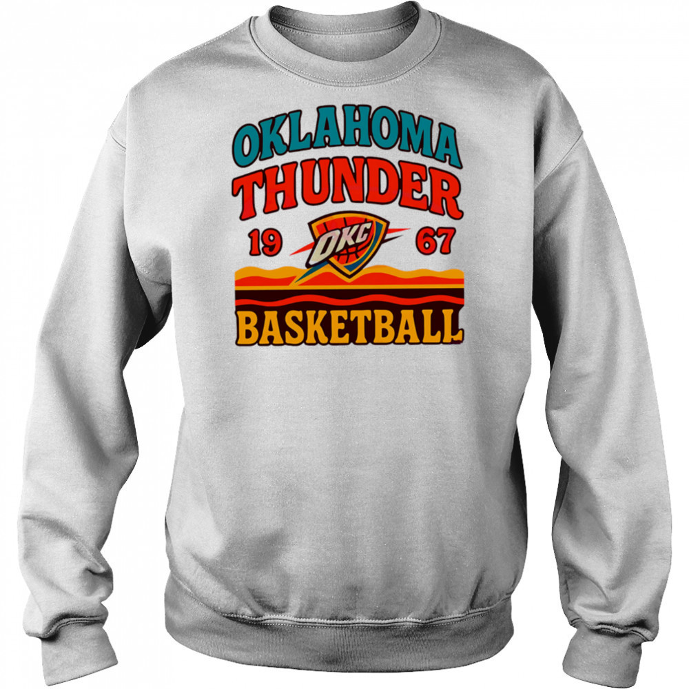 Oklahoma City Thunder Retro Basketball Vintage Game Day 1967 shirt Hoodie