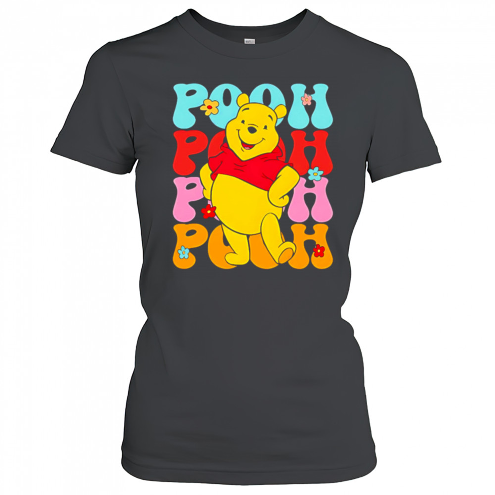 Pooh repeat cartoon cute shirt Women's T-shirt