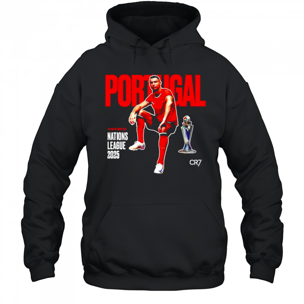 Portugal winners Nations League 2025 Cristiano Ronaldo shirt Hoodie