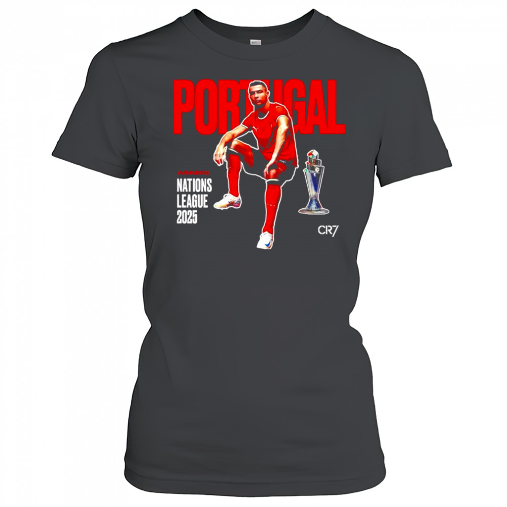 Portugal winners Nations League 2025 Cristiano Ronaldo shirt Women's T-shirt