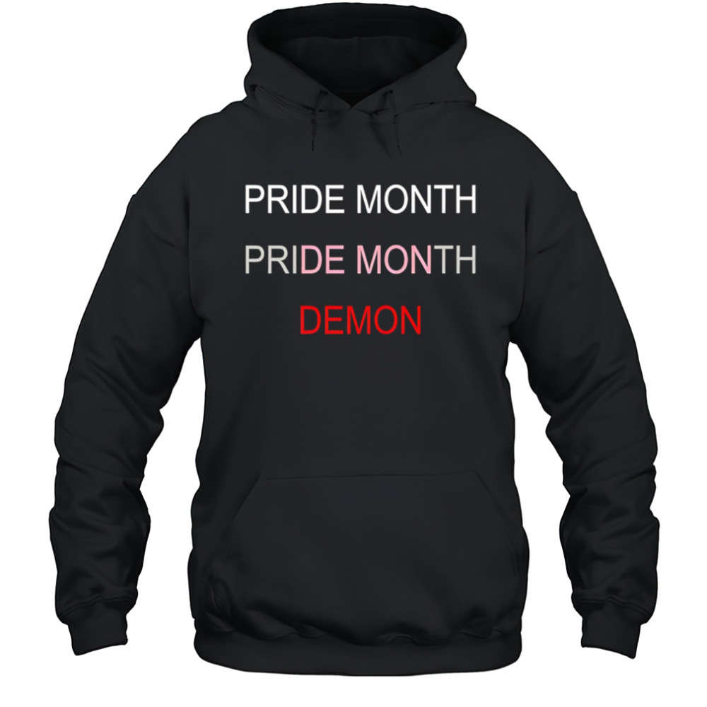 Pride Month Pride Month Demon shirt Hoodie