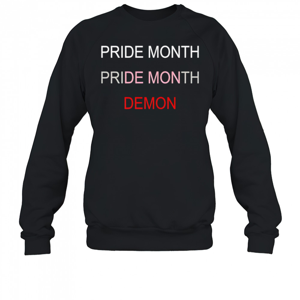 Pride Month Pride Month Demon shirt Sweatshirt