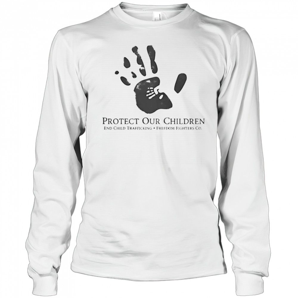 Protect Our Children End Child Trafficking T-Shirt Long Sleeved