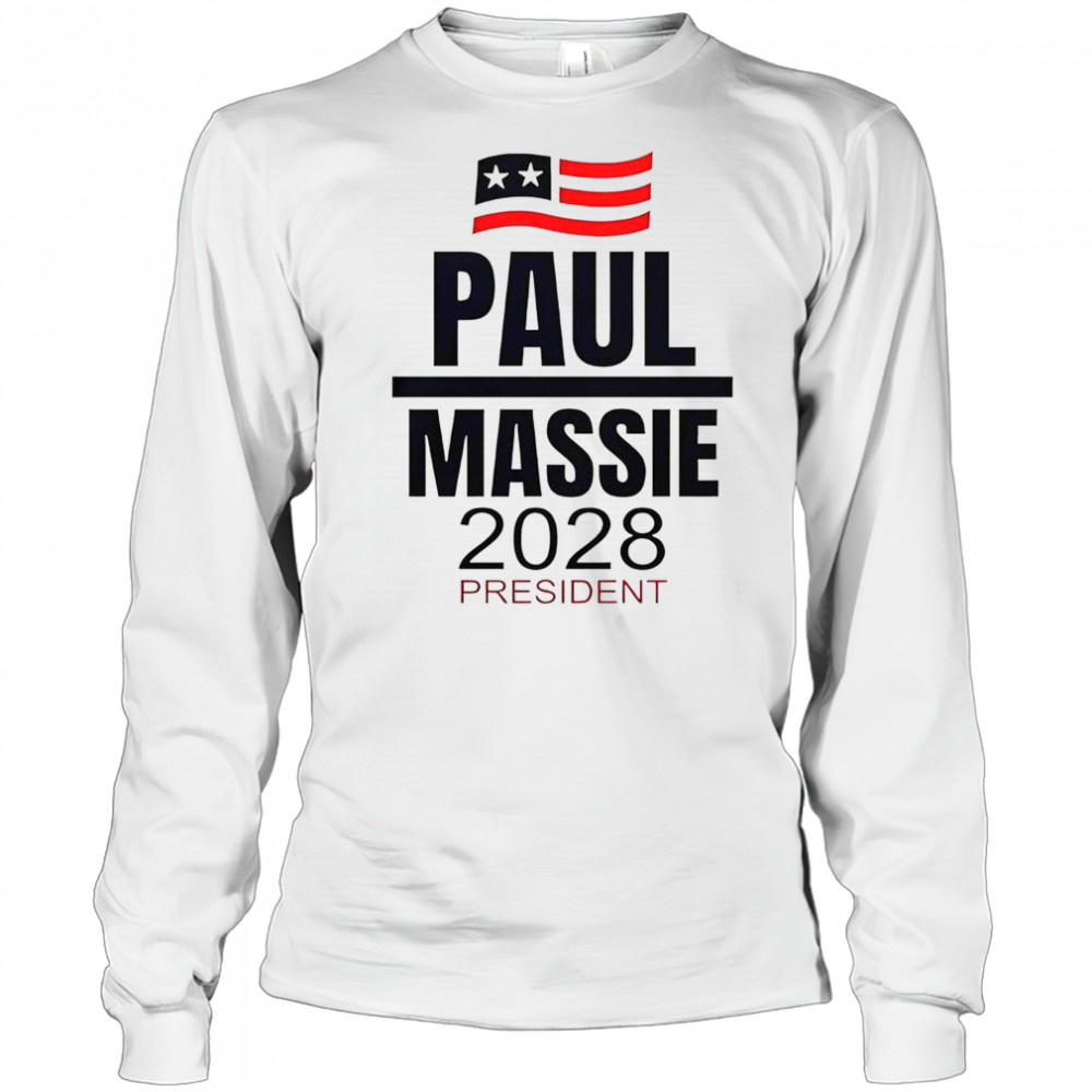 Rand Paul Thomas Massie For President 2028 T-Shirt Long Sleeved