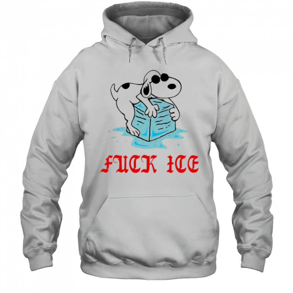 Snoopy Fuck Ice Ivory shirt Hoodie