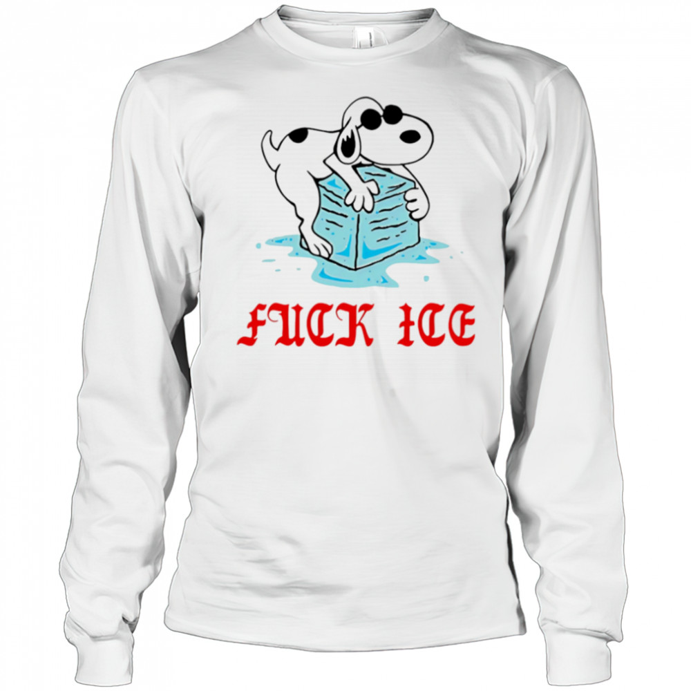 Snoopy Fuck Ice Ivory shirt Long Sleeved