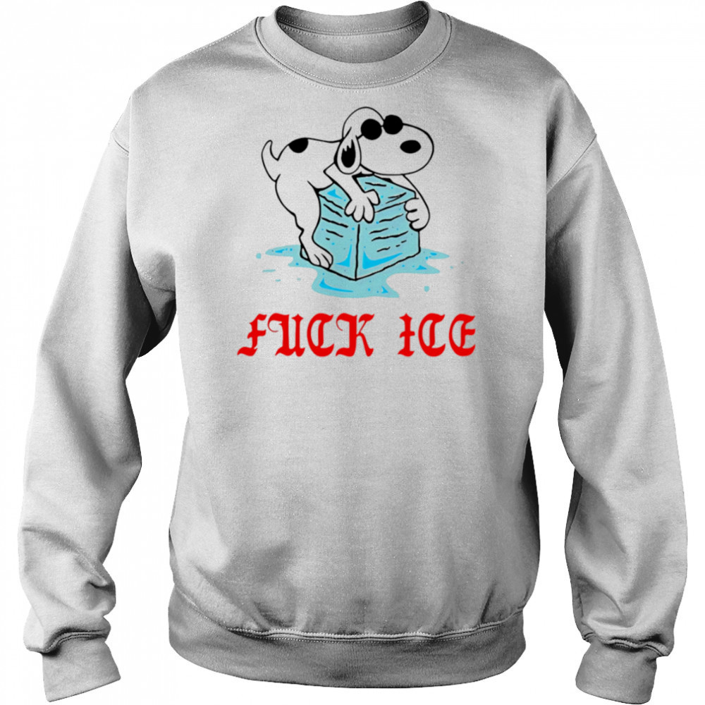 Snoopy Fuck Ice Ivory shirt Hoodie