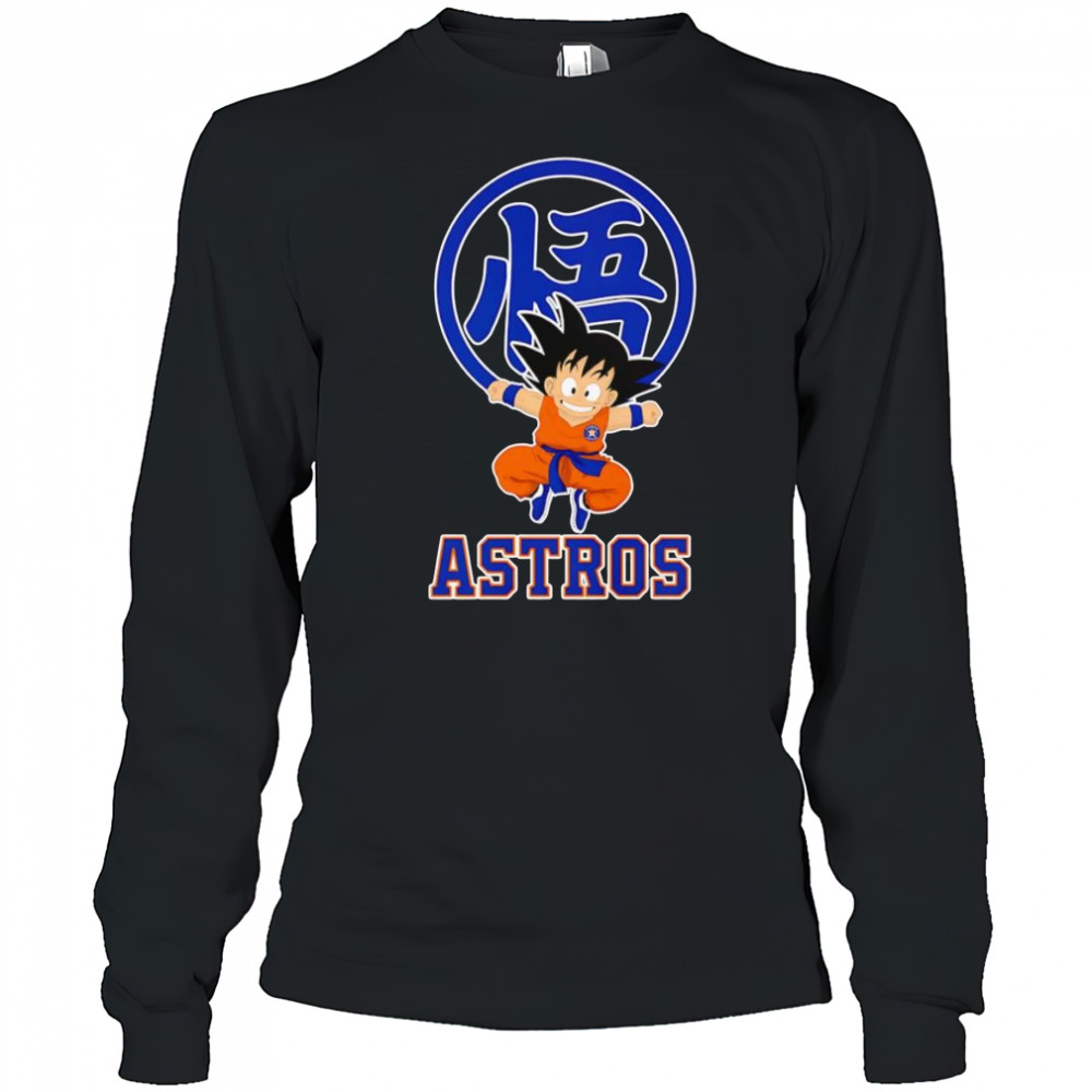 Son Goku Houston Astros Japanese shirt Long Sleeved