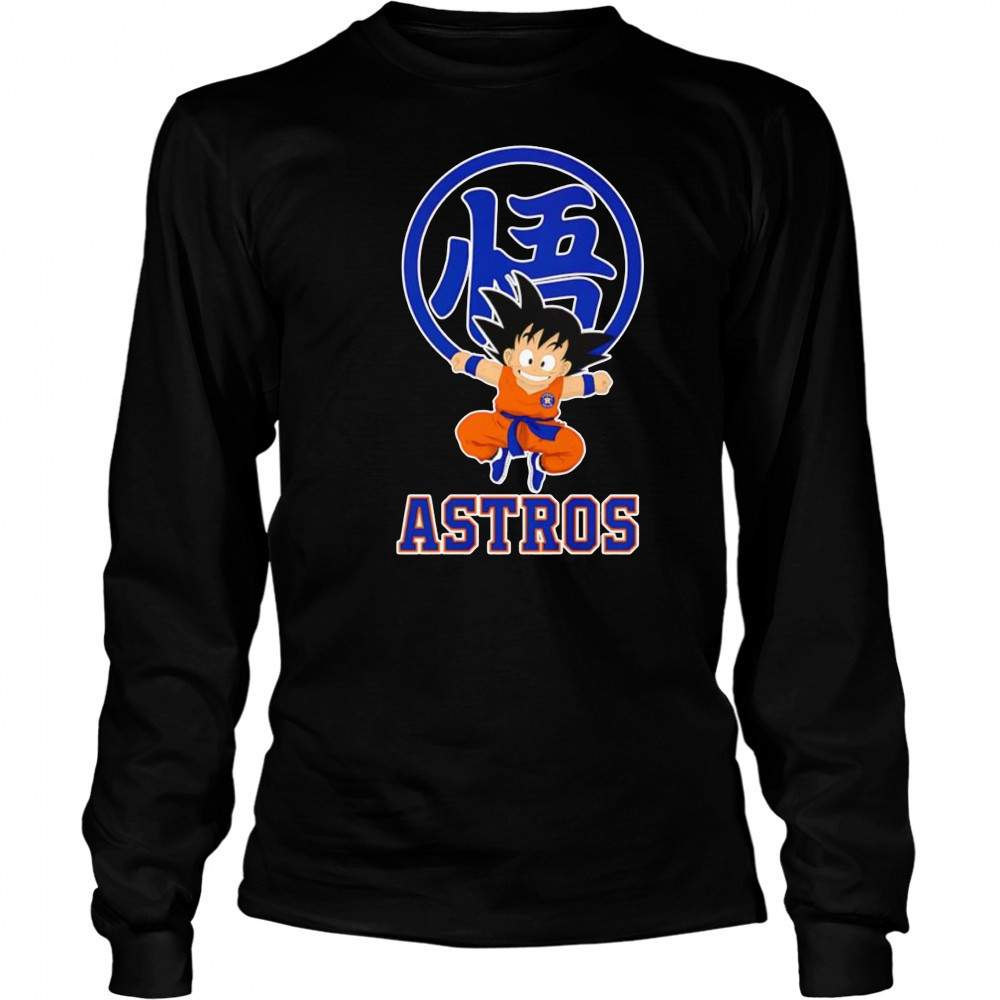 Son Goku Houston Astros Japanese shirt Long Sleeved