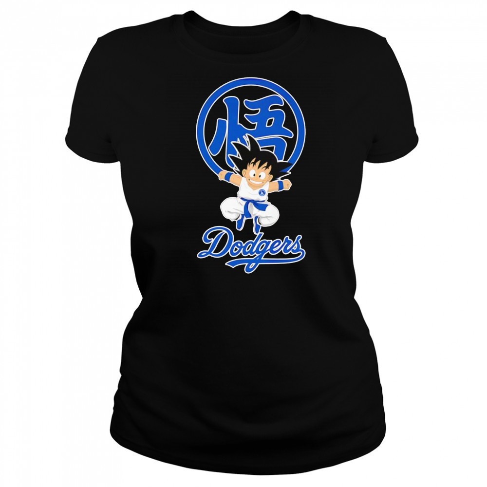 Son Goku Los Angeles Dodgers Japanese shirt Women's T-shirt