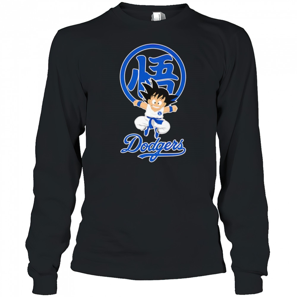 Son Goku Los Angeles Dodgers Japanese shirt Long Sleeved