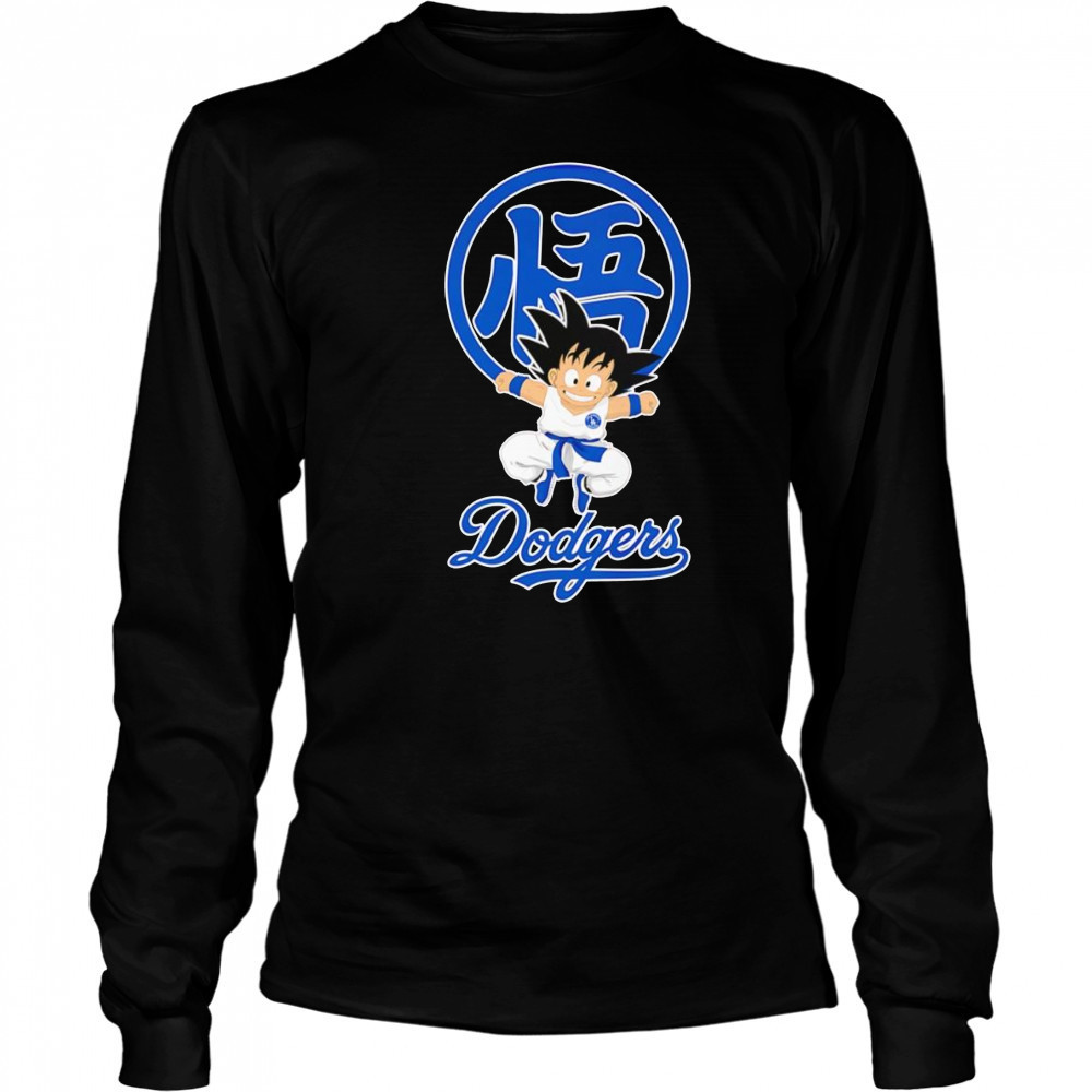 Son Goku Los Angeles Dodgers Japanese shirt Long Sleeved