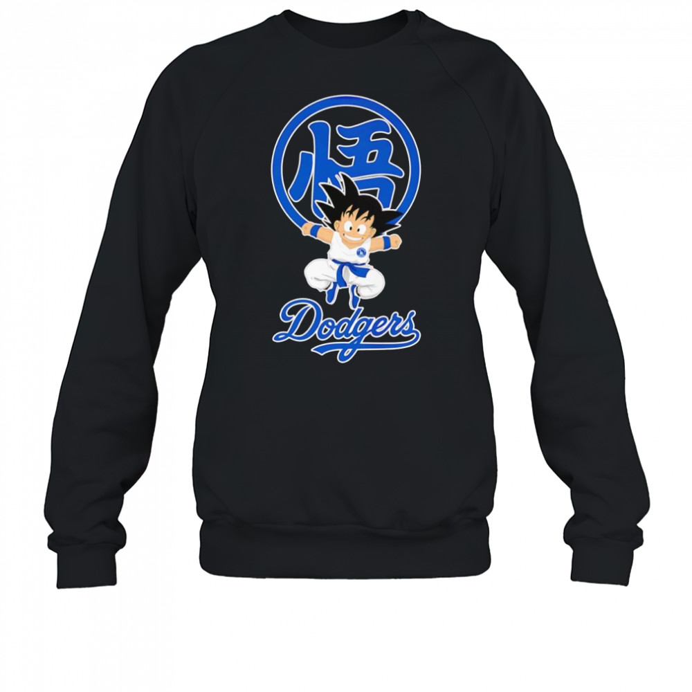 Son Goku Los Angeles Dodgers Japanese shirt Sweatshirt