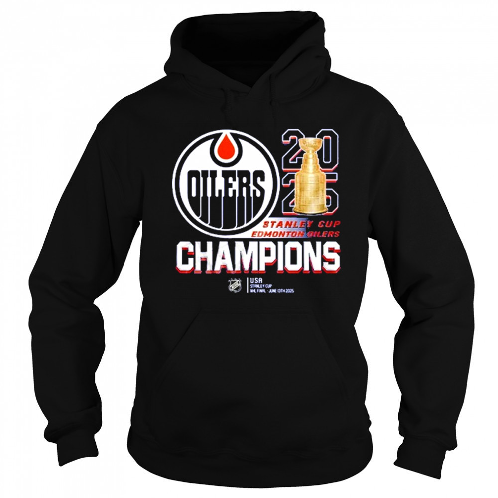 Stanley Cup Final 2025 Champions Edmonton Oilers shirt Sweatshirt