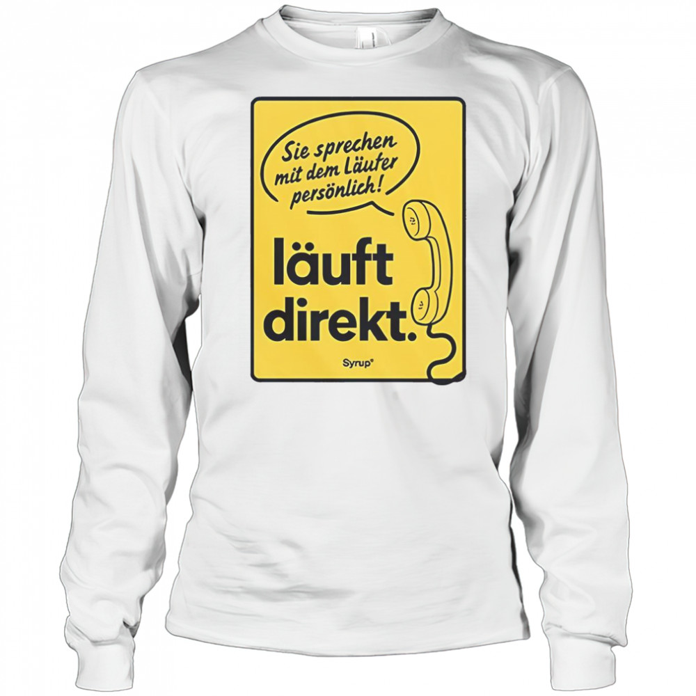 Syrup Running Club Tea T-Shirt Long Sleeved