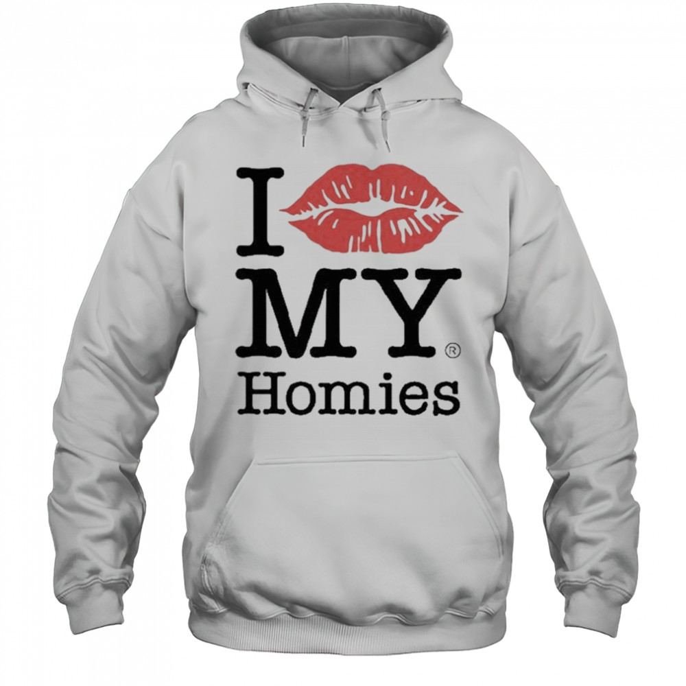 Tan Clemons Wearing I Love My Homies Shirt Hoodie