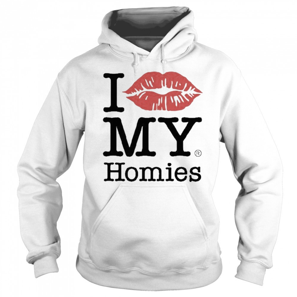 Tan Clemons Wearing I Love My Homies Shirt Sweatshirt