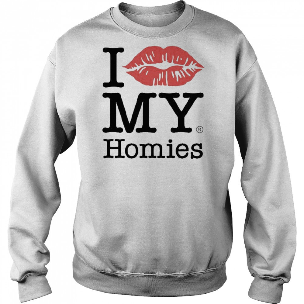 Tan Clemons Wearing I Love My Homies Shirt Hoodie