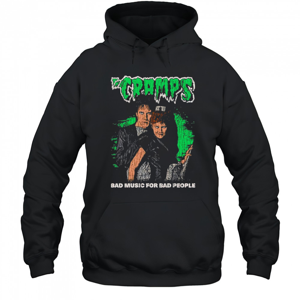 The Cramps bad music for bad people shirt Hoodie