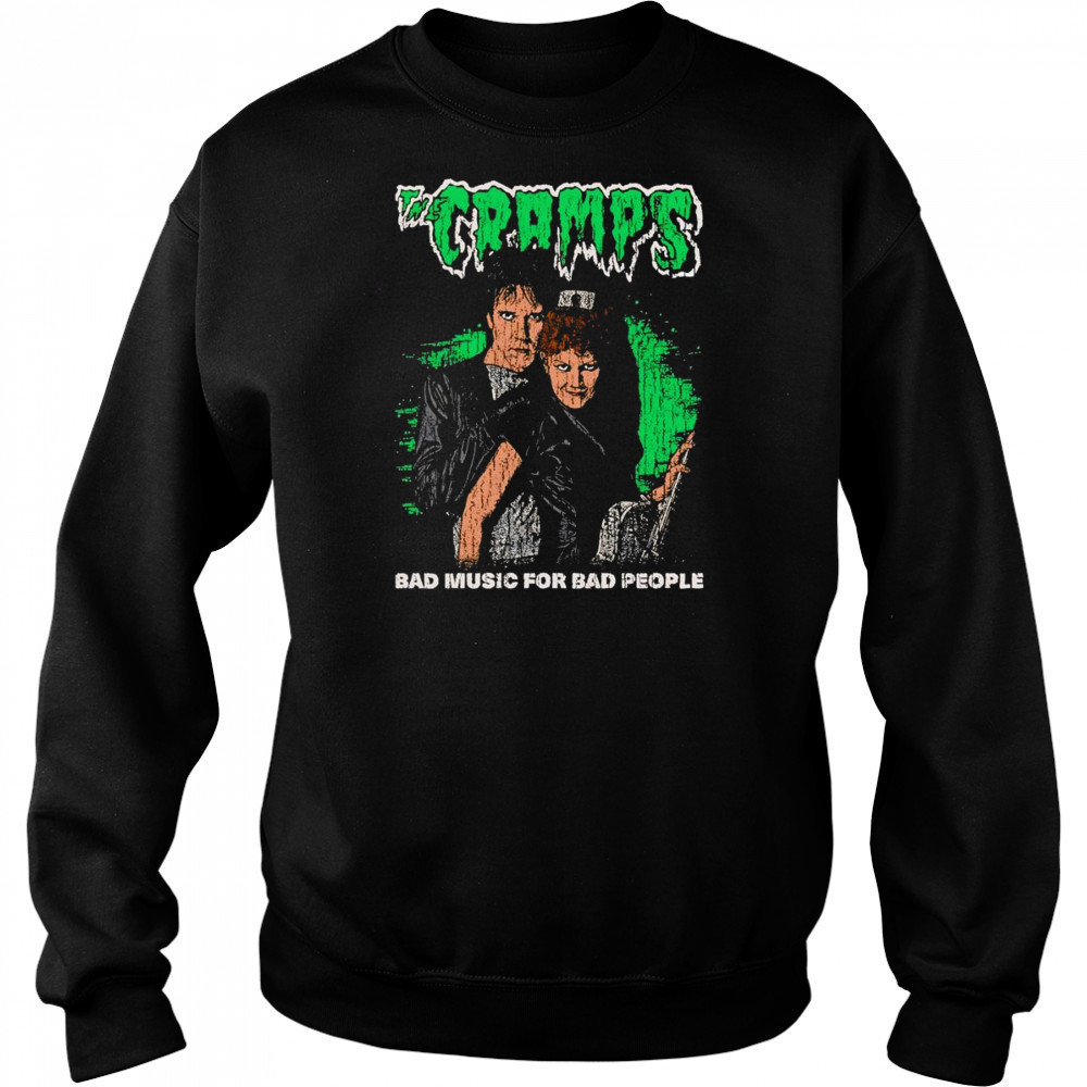 The Cramps bad music for bad people shirt Hoodie