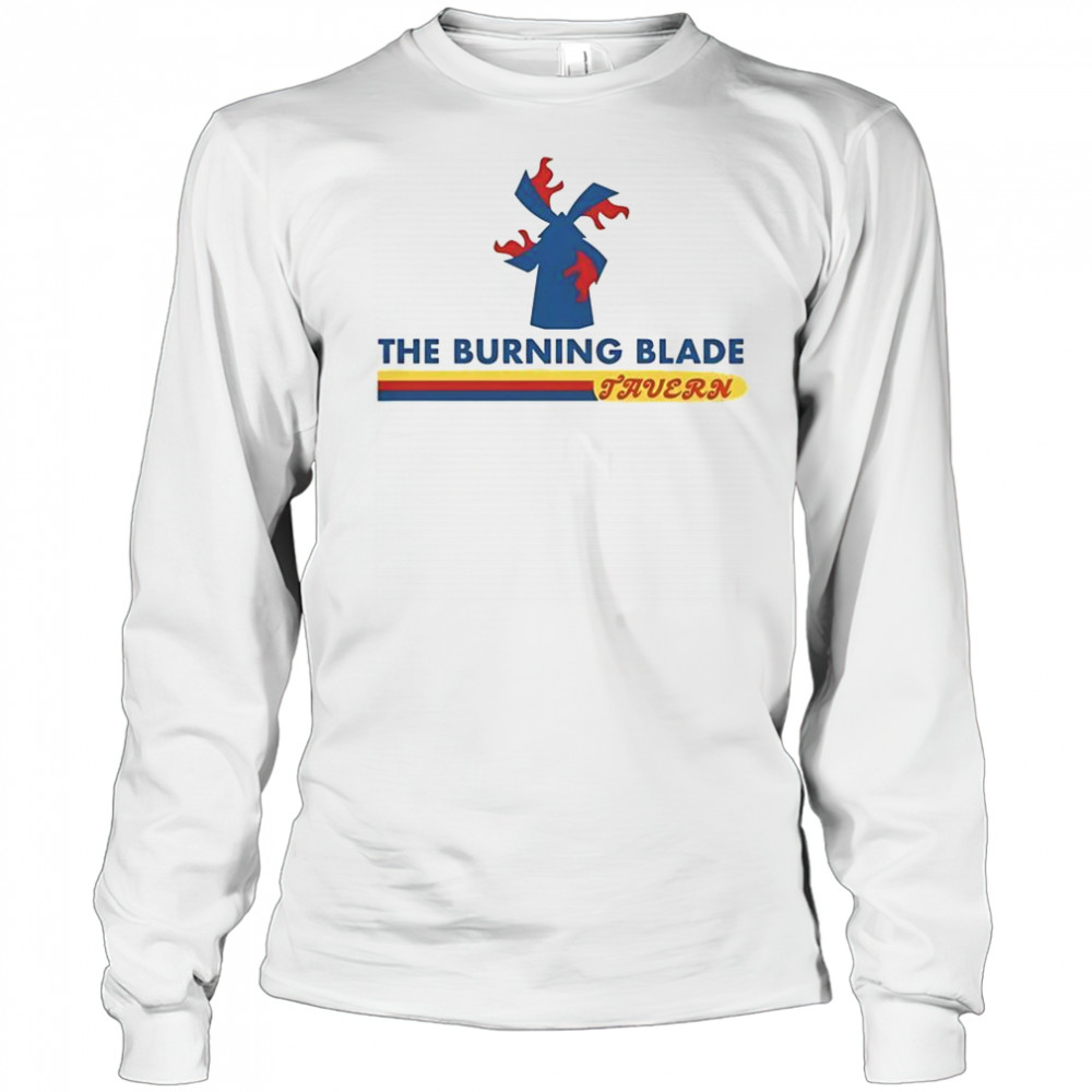 The Horizoneer The Burning Blade Tavern T-Shirt Long Sleeved
