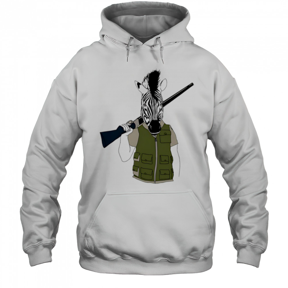 The Hunted Zebra shirt Hoodie