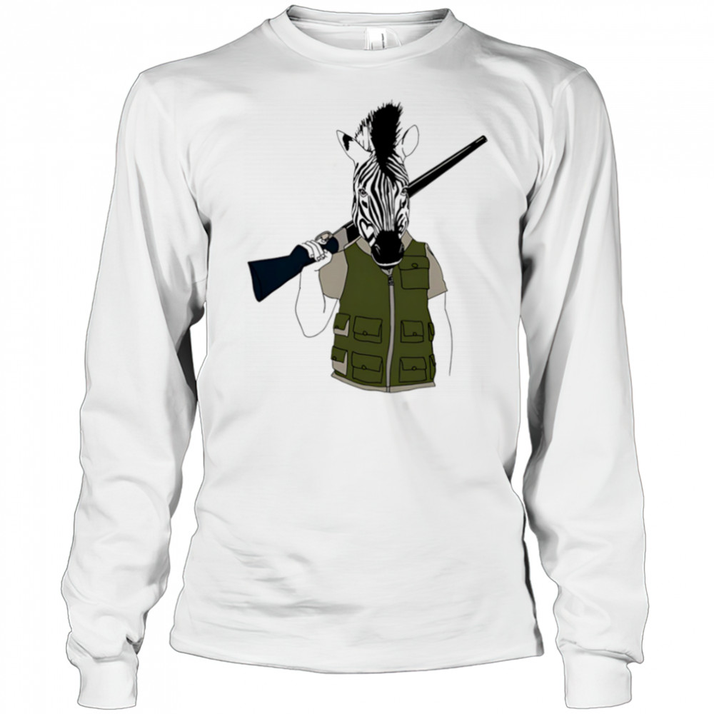 The Hunted Zebra shirt Long Sleeved