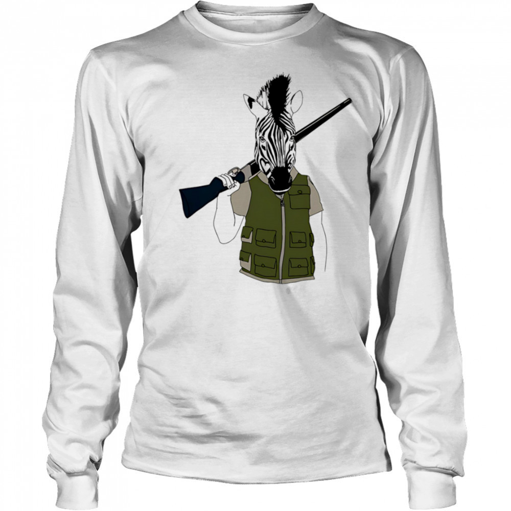 The Hunted Zebra shirt Long Sleeved