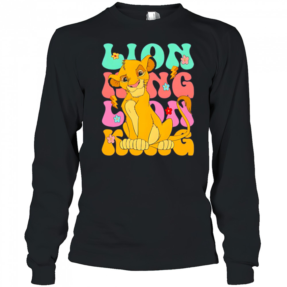 The Lion King repeat cartoon cute shirt Long Sleeved
