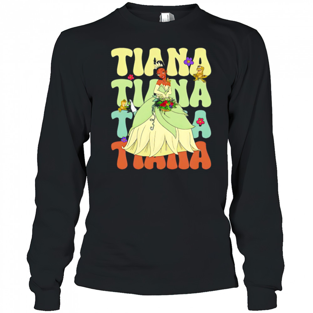 Tiana repeat cartoon cute shirt Long Sleeved