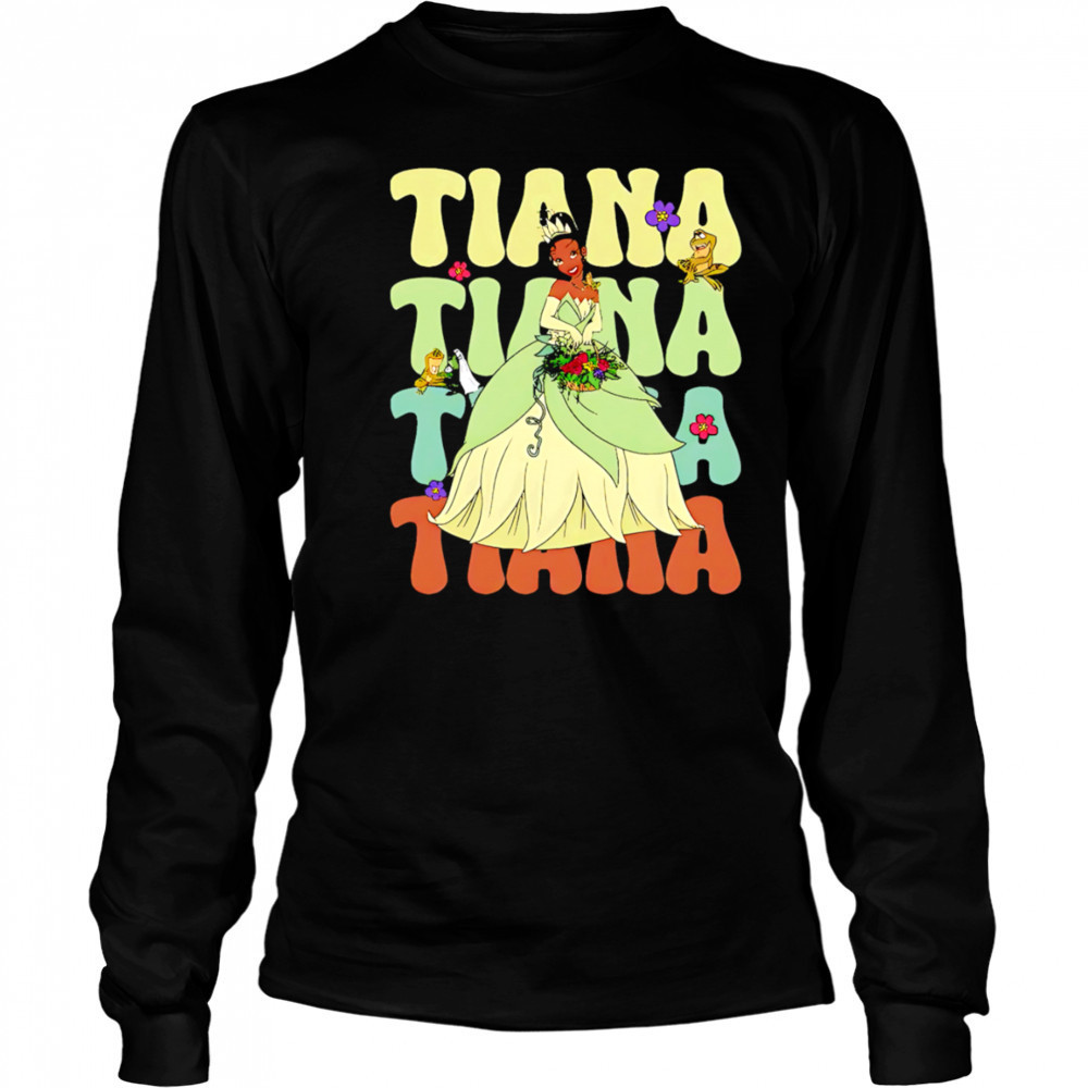 Tiana repeat cartoon cute shirt Long Sleeved