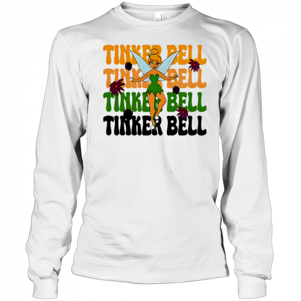 Tinker Bell repeat cartoon cute shirt Long Sleeved