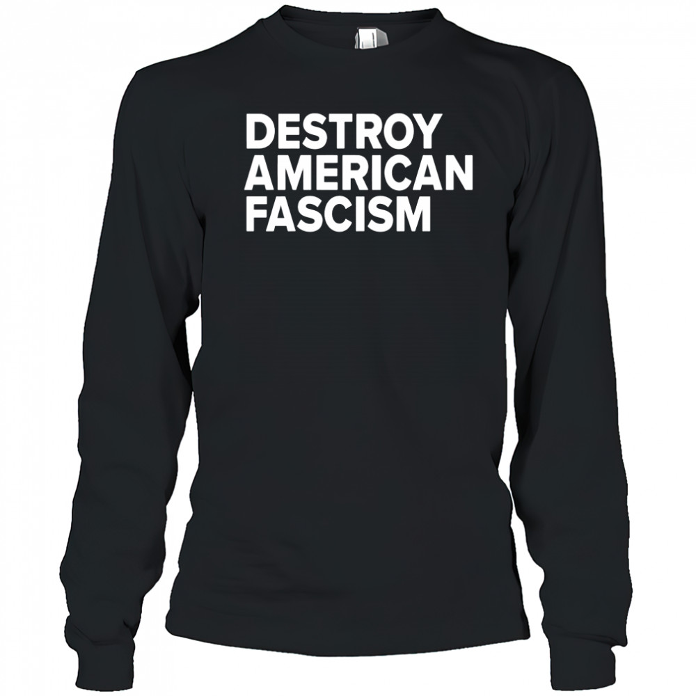 Tom Morello destroy American fascism shirt Long Sleeved