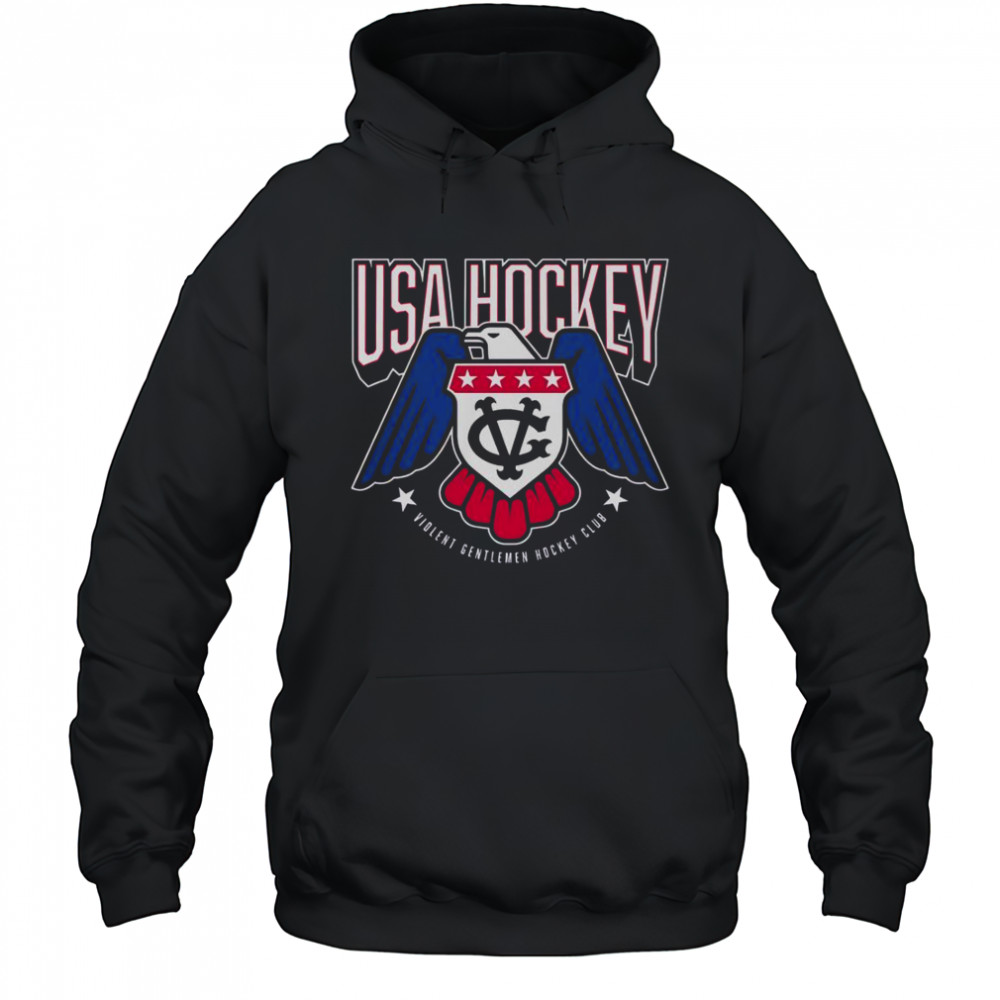 USA Hockey Violent Gentlemen Hockey Club T-Shirt Hoodie