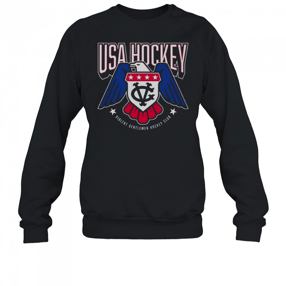 USA Hockey Violent Gentlemen Hockey Club T-Shirt Sweatshirt