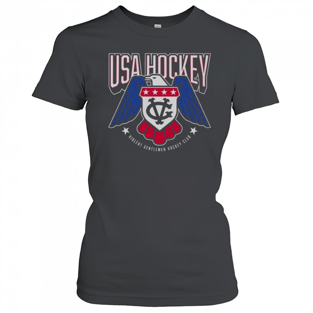 USA Hockey Violent Gentlemen Hockey Club T-Shirt Women's T-shirt