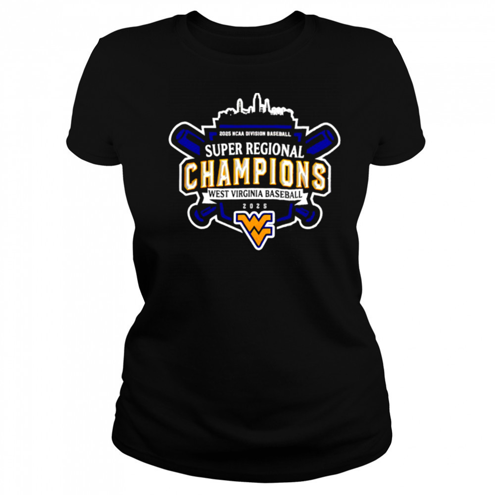 West Virginia Mountaineers 2025 NCAA D1 Super Regionals Champions logo shirt Women's T-shirt