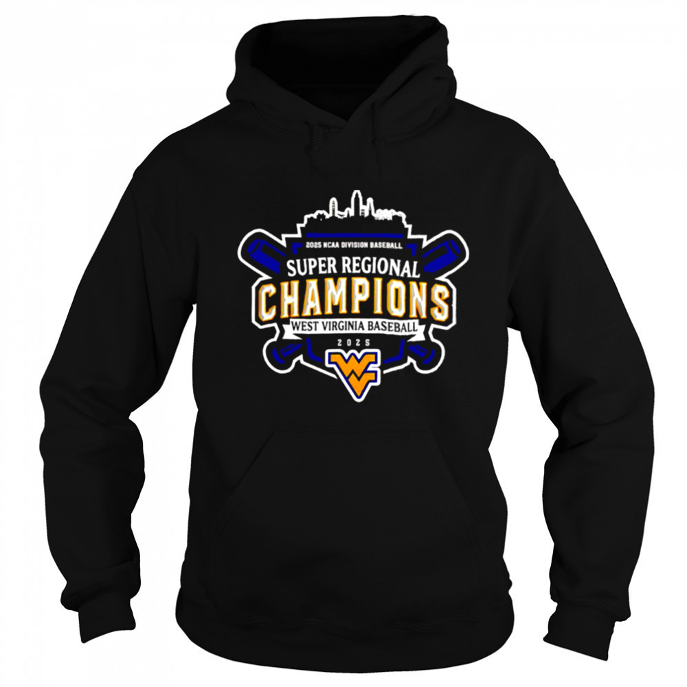 West Virginia Mountaineers 2025 NCAA D1 Super Regionals Champions logo shirt Sweatshirt