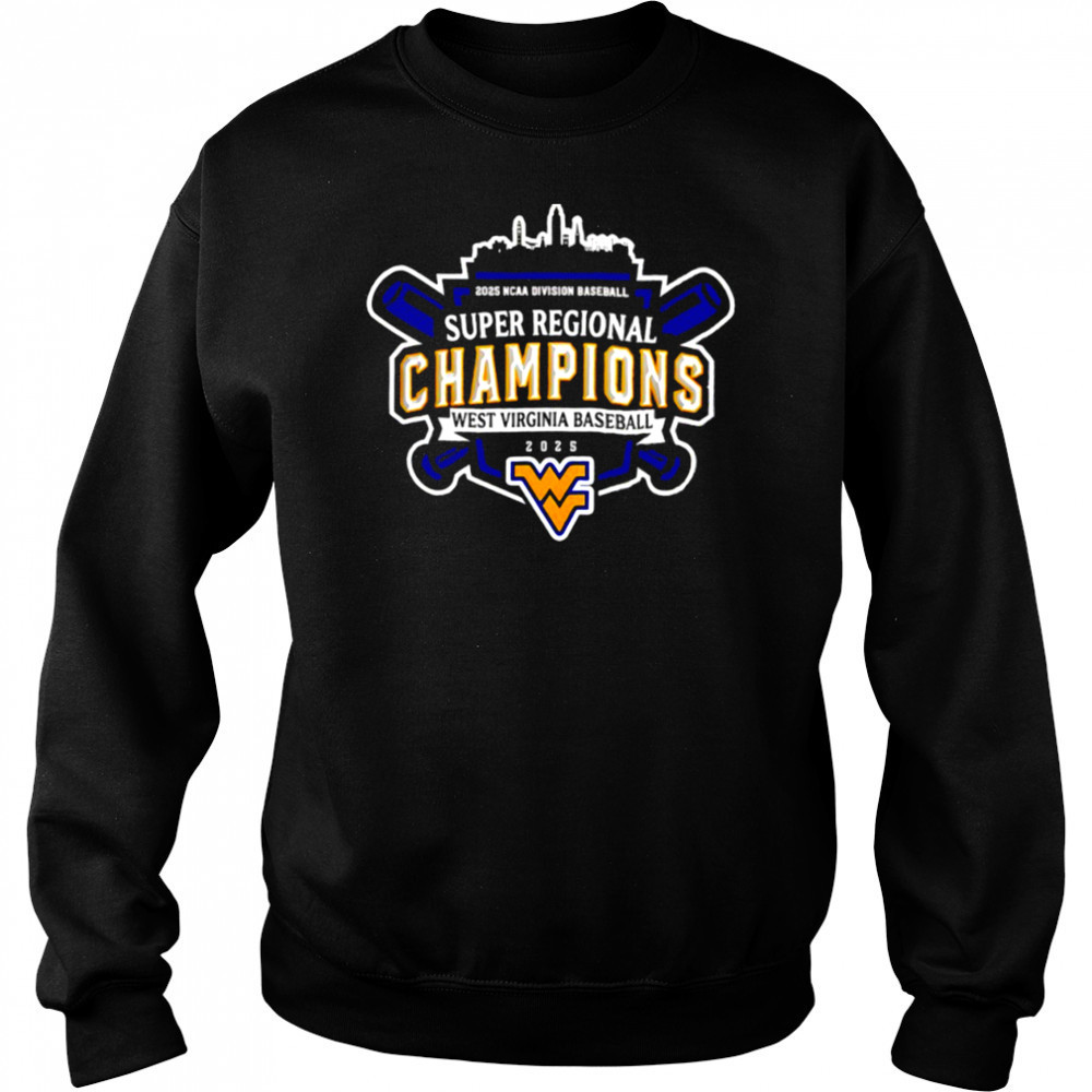 West Virginia Mountaineers 2025 NCAA D1 Super Regionals Champions logo shirt Hoodie