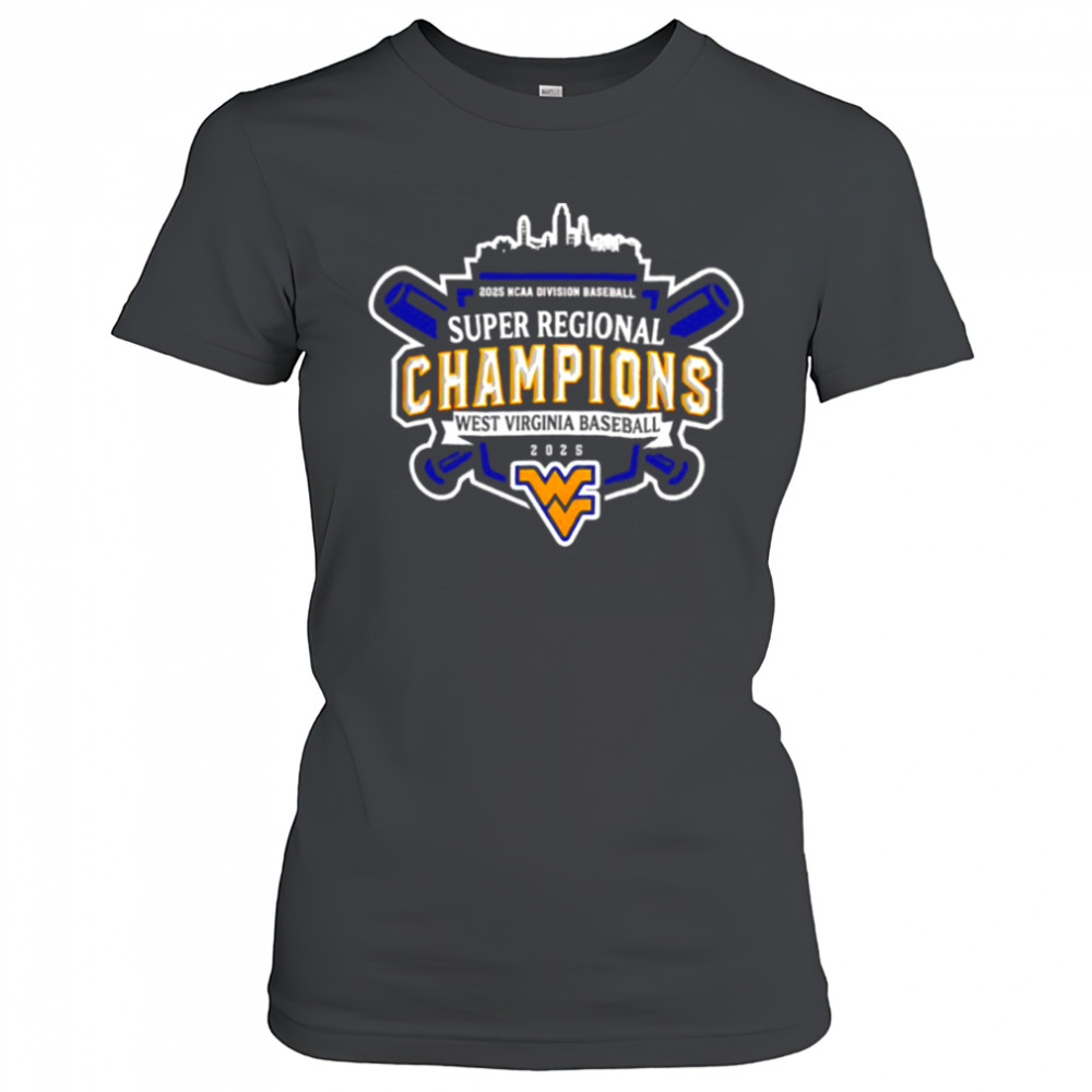 West Virginia Mountaineers 2025 NCAA D1 Super Regionals Champions logo shirt Women's T-shirt