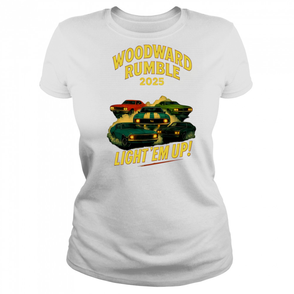 Woodward Rumble 2025 light ’em up shirt Women's T-shirt