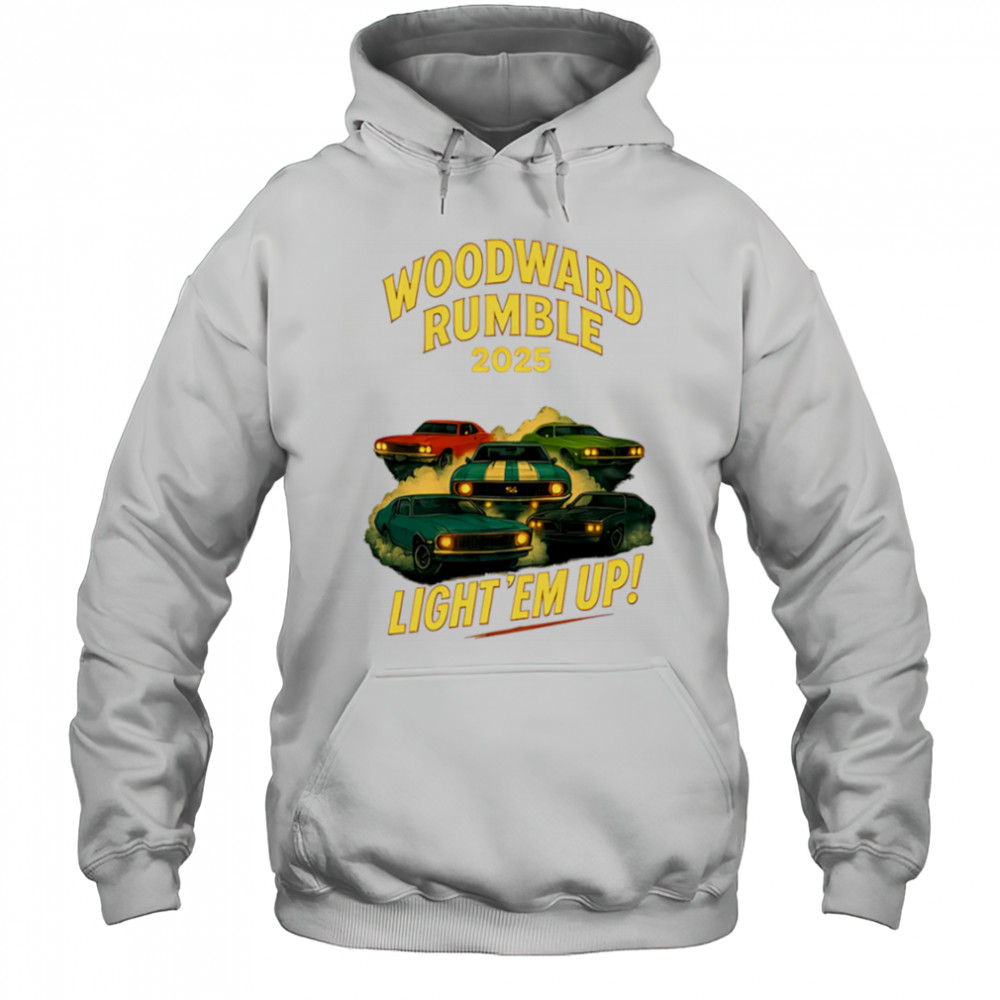 Woodward Rumble 2025 light ’em up shirt Hoodie