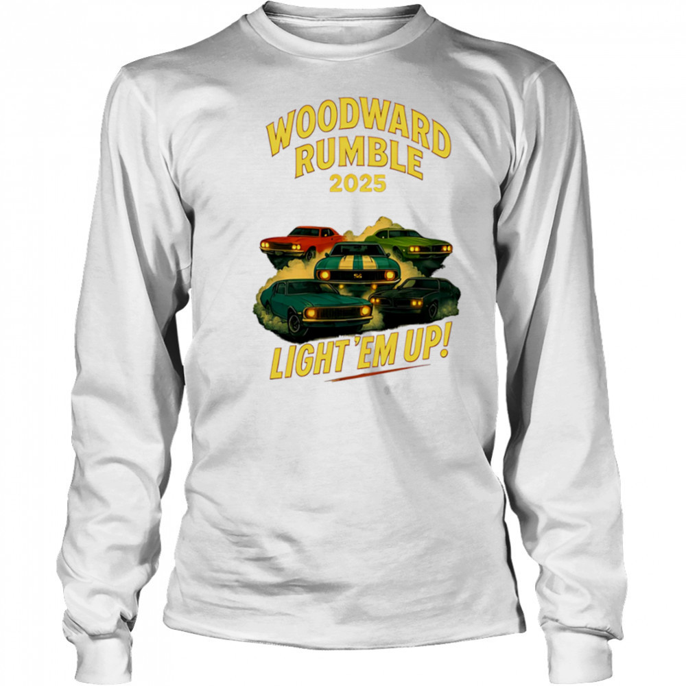 Woodward Rumble 2025 light ’em up shirt Long Sleeved