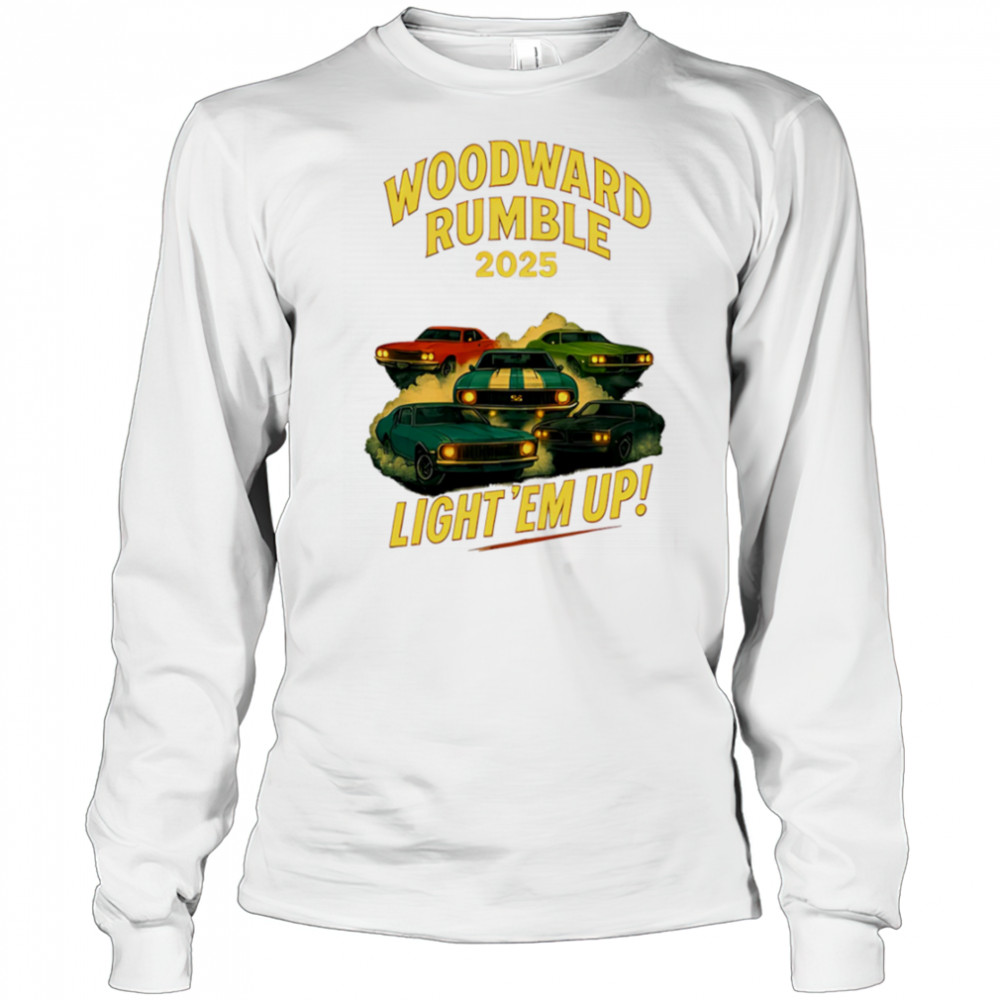 Woodward Rumble 2025 light ’em up shirt Long Sleeved