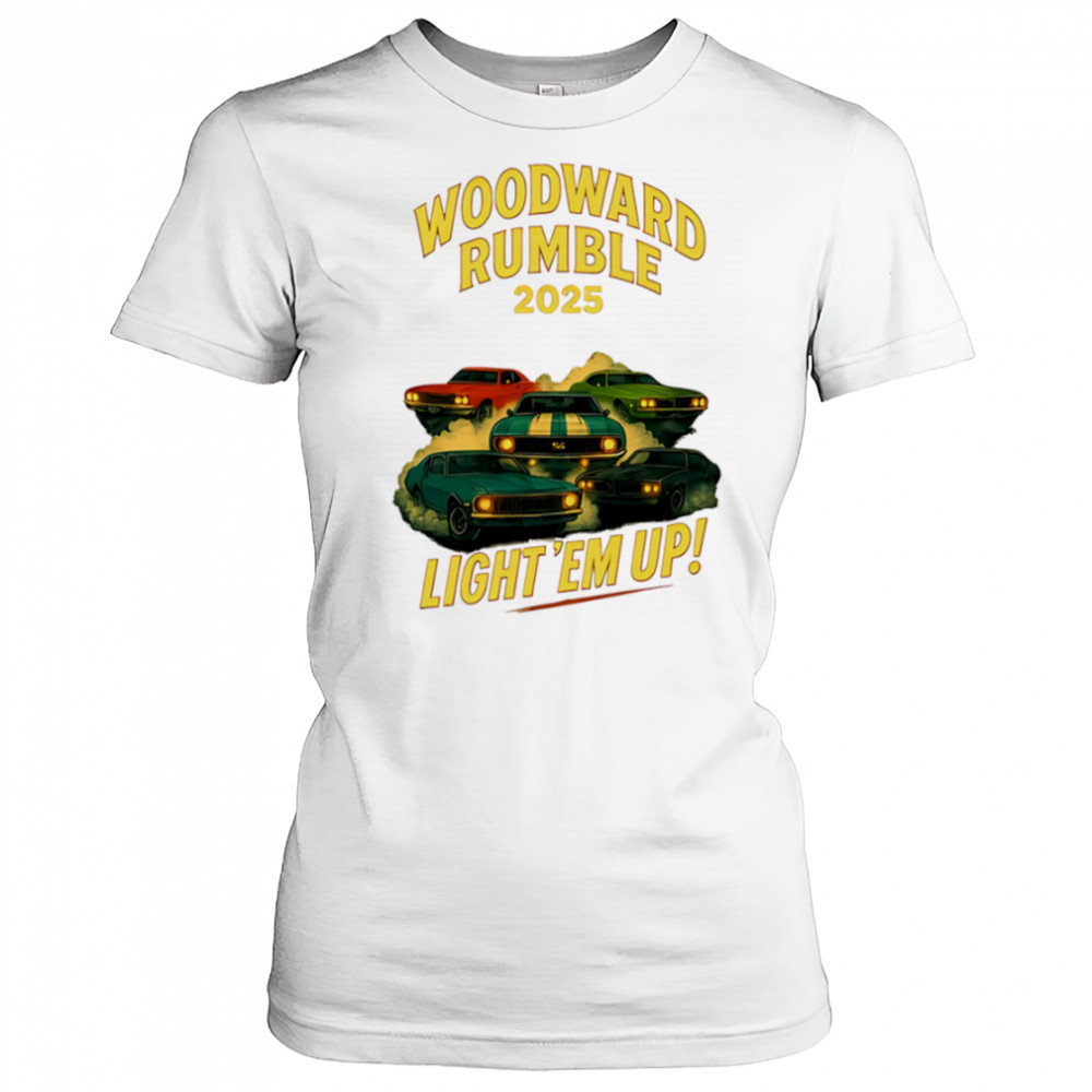 Woodward Rumble 2025 light ’em up shirt Women's T-shirt