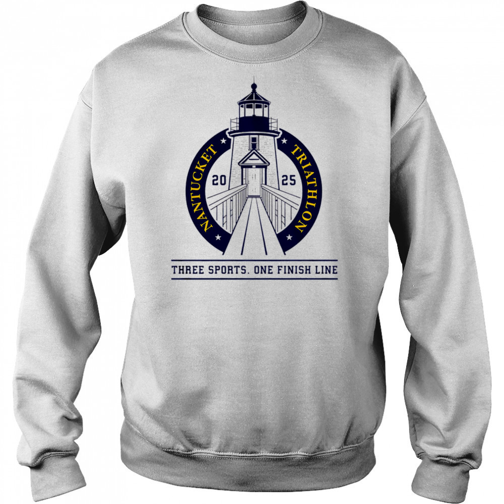 2025 Nantucket Triathlon three sports one finish line shirt Hoodie