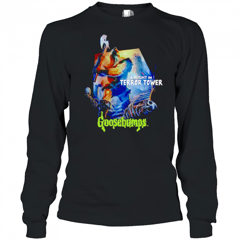 A Night In Terror Tower Goosebumps retro shirt Long Sleeved