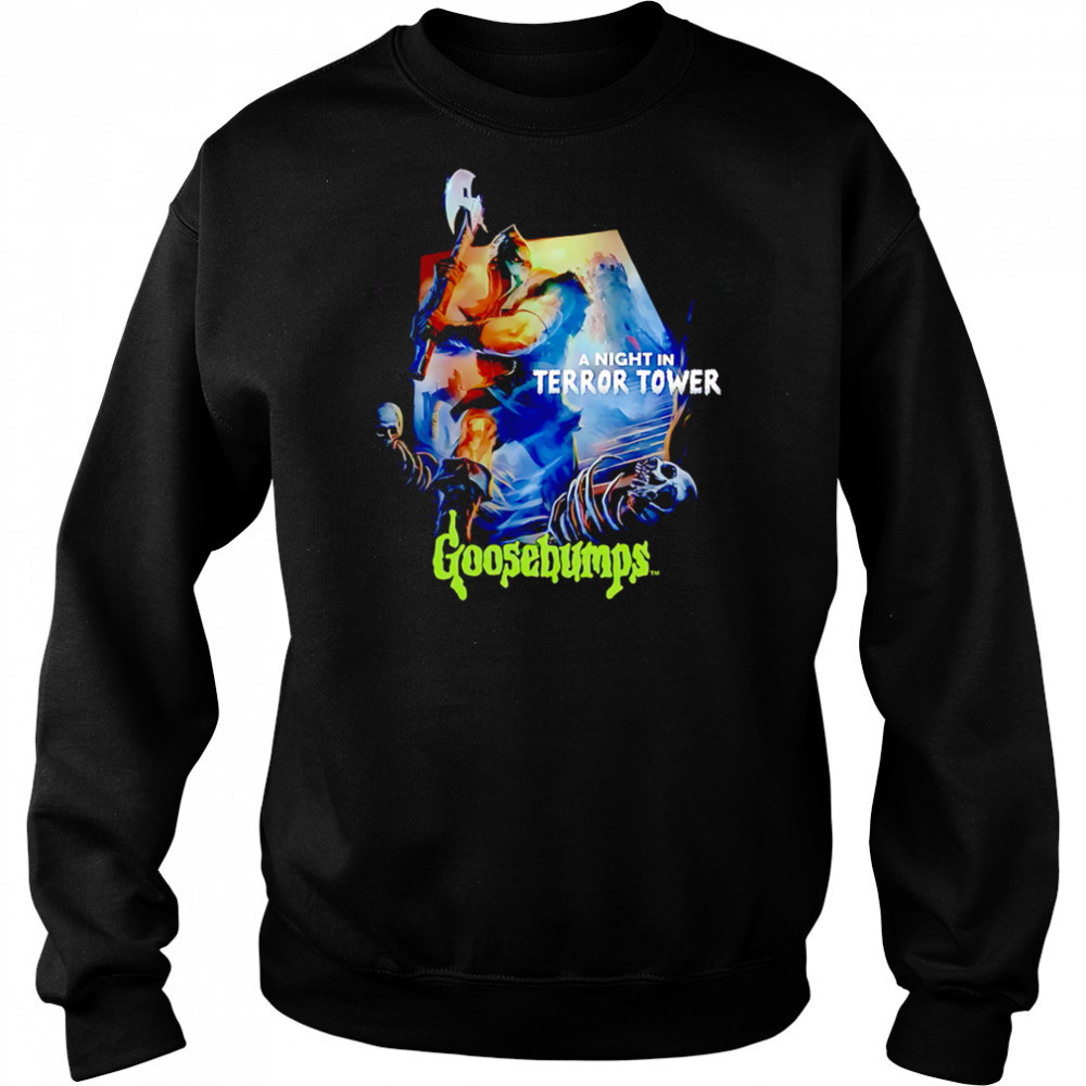 A Night In Terror Tower Goosebumps retro shirt Hoodie