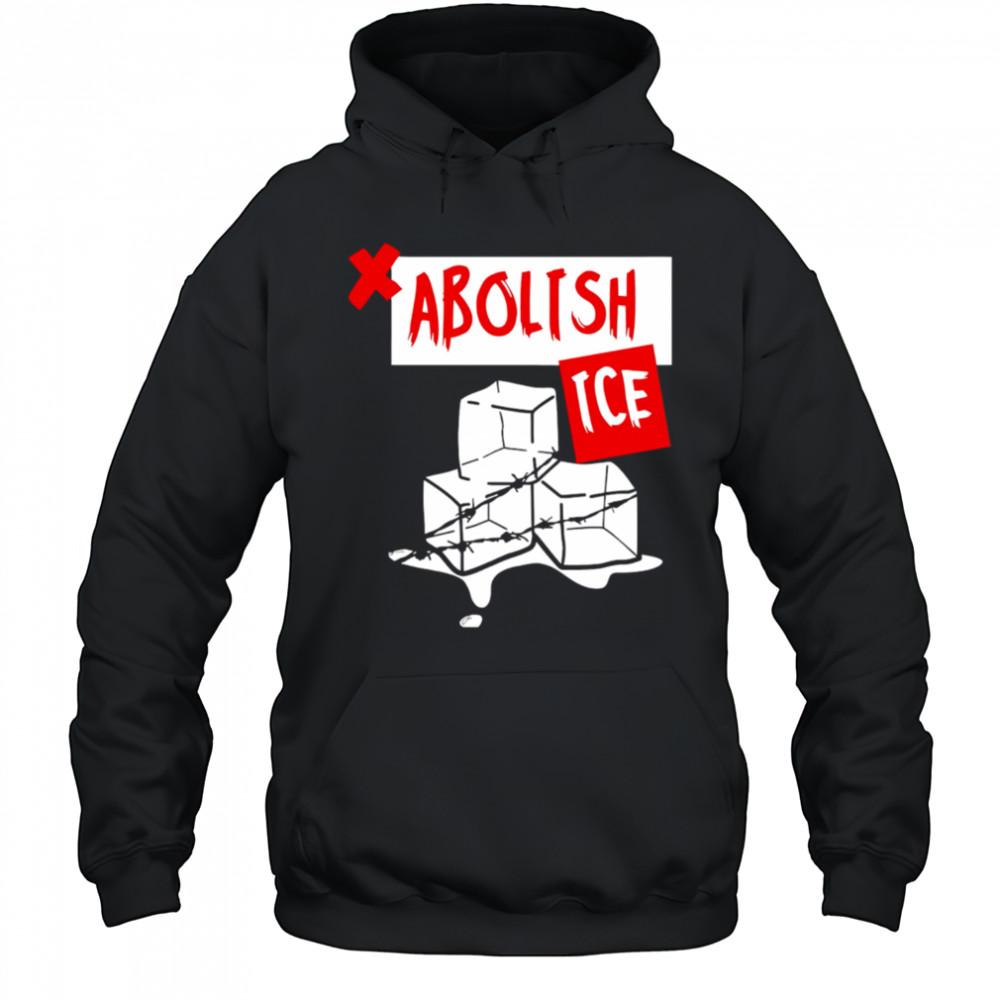 Abolish Ice Political Protest Melting Ice Graphic shirt Hoodie